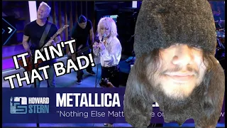 Miley Cyrus and Metallica "Nothing Else Matters" Live on the Stern Show (Reaction/Review)