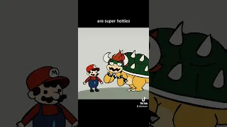 Bowser & Hotties. #bowser #luigi #peach #mario