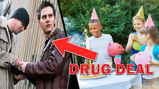 Selling Drugs at a Kids Birthday Party