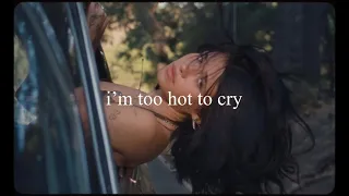 too hot to cry - nessa barrett (lyrics) 🤍