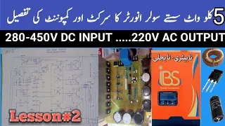 Solar INVERTER Circuit Diagram | Solar Inverter without Battery & Grid | Solar Innovation