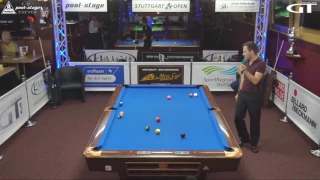 Stuttgart Open 2017, No. 08, Daniel Schneider vs. Thomas Kramhöller, 10-Ball, Pool-Billard