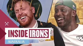 "The Whole Plane Was Vibrating" 🤣 | Hammers Touch Down In Australia | Inside Irons | Episode One