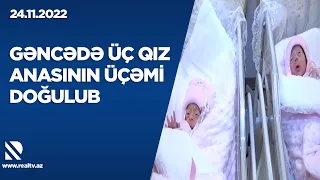 Gəncədə üç qız anasının üçəmi doğulub