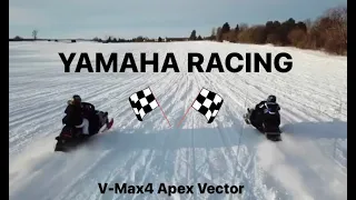 Racing YAMAHA sleds! Vintage Vmax-4 against Apex & Vector 🤩