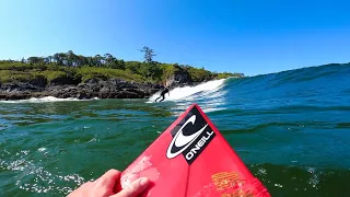 SURFING CANADA'S ENDLESS LEFT WITH LOCAL CROWD