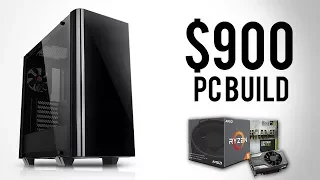 $900 RYZEN 5 2600X GAMING PC BUILD 2018 - R5 2600X + GTX 1060 6GB!