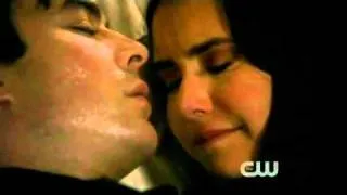 The Vampire Diaries Season 2 Episode 22 Damon and Elena's Kiss Scene