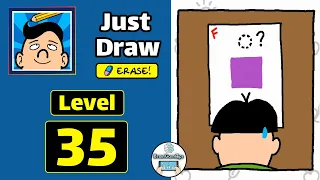 Just Draw Erase Level 35 Walkthrough