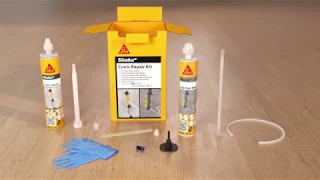 Sikadur® Crack Repair Kit for concrete and solid masonry