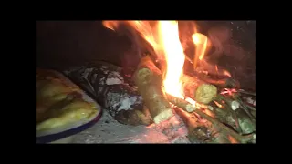 Cooking Lasagne Wood Fired Oven