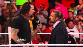 Raw - WWE COO Triple H fires Kevin Nash