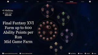 Final Fantasy XVI - Great Ability Points Farm (after 2nd Timeskip)