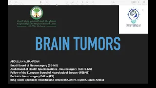 Brain Tumors - My Way