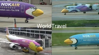 The many colors of Nok Air.