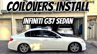 Infiniti G37 Coilovers Install