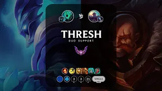 Thresh Support vs Braum - EUW Master Patch 12.21