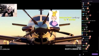 xQc & Lirik React to Microsoft Flight Simulator Announce Trailer | E3 2019