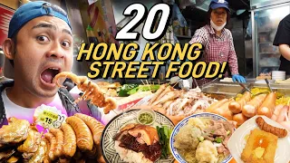 20 Best HONG KONG Street Food! Insane Hong Kong Food Crawl