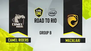 CS:GO - Camel Riders vs. Mazalaai [Nuke] Map 1 - ESL One: Road to Rio - Group B - Asia