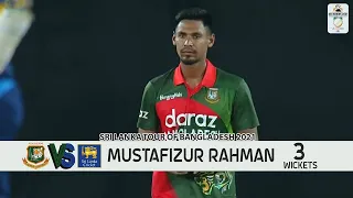 Mustafizur Rahman's 3 Wickets Against Sri Lanka || 2nd ODI || Sri Lanka tour of Bangladesh 2021