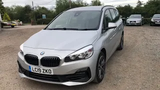 **2019 BMW 2 SERIES GRAN TOURER 218i SPORT** WALK AROUND QCARS.CO.UK