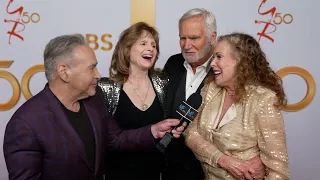 Janice Lynde, John McCook and Jaime Lyn Bauer Interview - Y&R 50th Anniversary Party