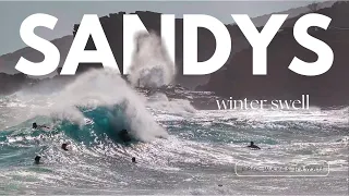 Sandy Beach Big Waves & Blowhole! Winter 2021