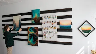 The BEST PAINTING Easel / DIY Wall Stand