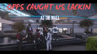 OPP CAUGHT US LACKIN AT THE MALL  *DIDNT END WELL* |848 RP| #gtav