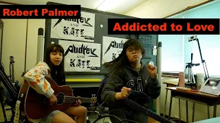 Addicted to Love - Robert Palmer - guitar + bass #cover #ロバートパーマー