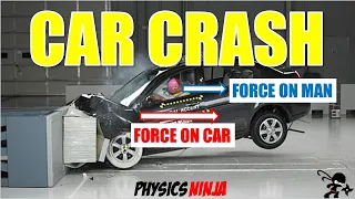 Car Crash Physics Problem