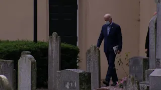 Biden HECKLED while leaving church