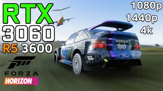 Forza Horizon 5 | RTX 3060 + Ryzen 5 3600 | 1080p - 1440p - 4k