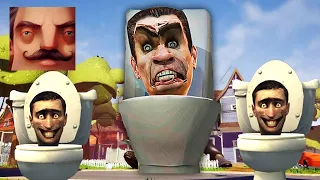 Hello Neighbor - My New Neighbor Skibidi Toilet Baby Big G-Mann Act 1 Gameplay Skibidi Toilet 107