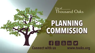Thousand Oaks Planning Commission Meeting - September 26, 2022