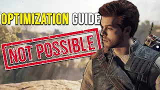Star Wars Jedi Survivor | Why PC Optimization Guide is NOT POSSIBLE for this Game