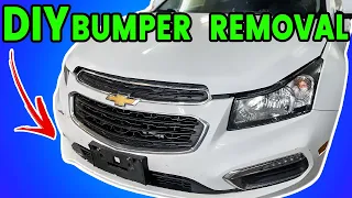 DIY 2016 - 2017 - 2018 Chevy Cruze Front Bumper Removal / Replacement