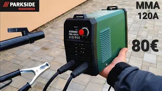 Next? New version of welding machine for Parkside PISG120C4 electrodes. Is it better or worse again?