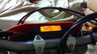 KTM 530 exc speedometer problem