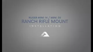 Ruger Mini 14 Ranch Rifle Mount Installation - Aim Sports Inc