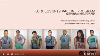 Nurses on the Front Line: Models for 2020 Flu & COVID-19 Vaccines