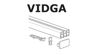 HOW TO INSTALL IKEA VIDGA RAIL: TRIPLE TRACK