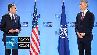 NATO Secretary General with 🇺🇸 US Secretary of State Antony J. Blinken, 04 MAR 2022