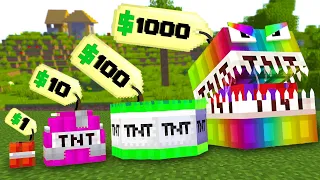 Minecraft, But I Can Buy Custom TNT || Minecraft Mods || Minecraft gameplay