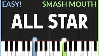 All Star (From Shrek) - Smash Mouth | EASY Piano Tutorial