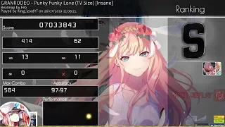 KingLizardYT | GRANRODEO - Punky Funky Love (TV Size) [Insane] +HDDT 7,20* 97,97% FC 446pp #1