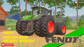 Ep:02-Como Colocar Adesivos e Insulfilm /Tutorial Fs19/ Mod/ Farming Simulator 19