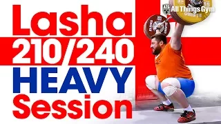 Lasha Talakhadze 210kg Snatch / 240kg C&J Session 2017 World Weightlifting Championships!