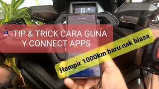 🇲🇾 Y Connect XMAX 250 Connected sebelum ride. V2 kan.